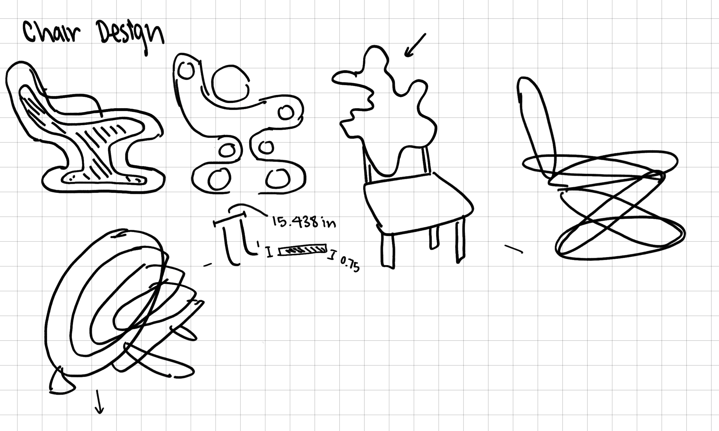 Initial Chair Drawing