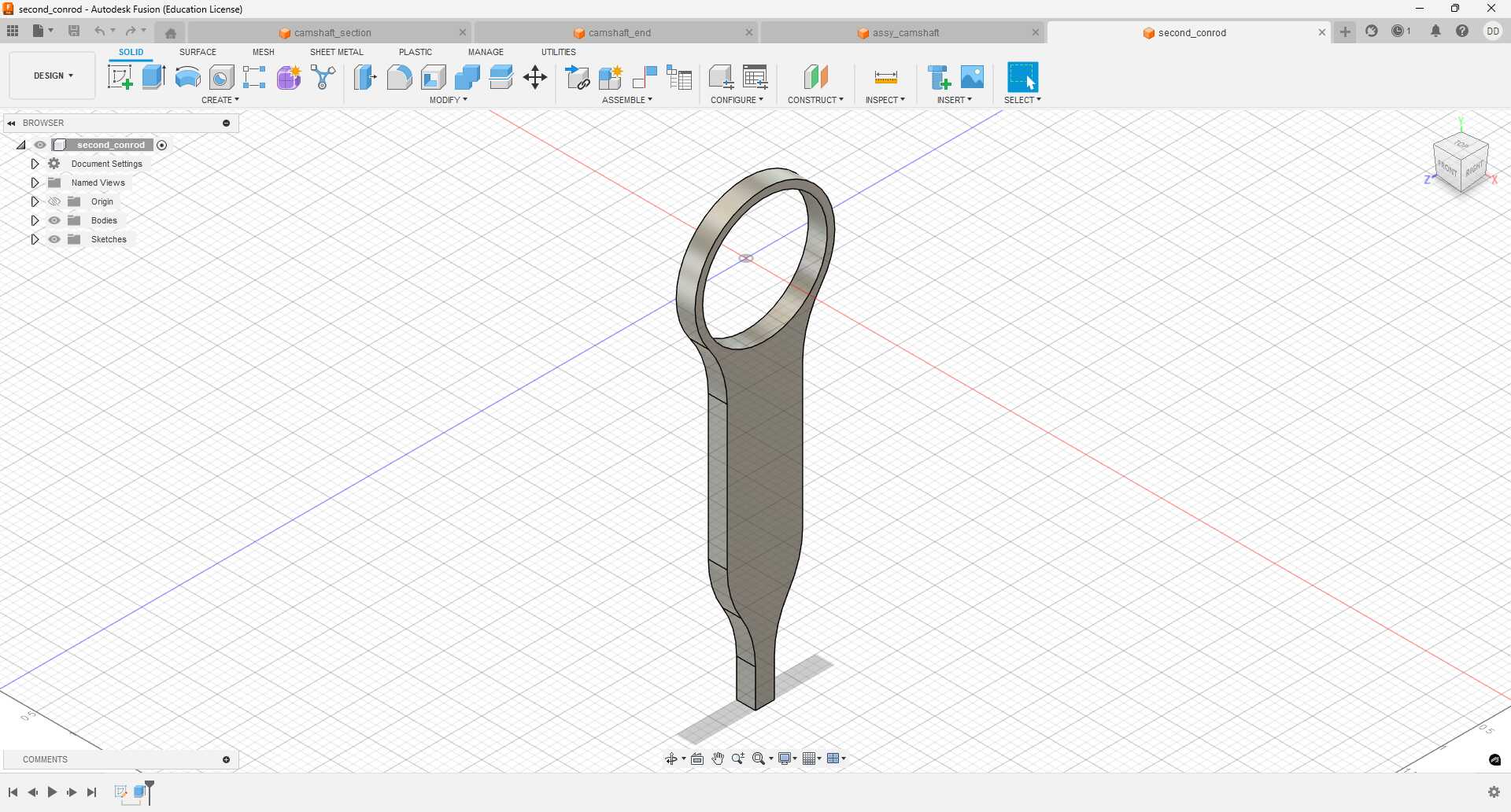 CAD of Second Conrod