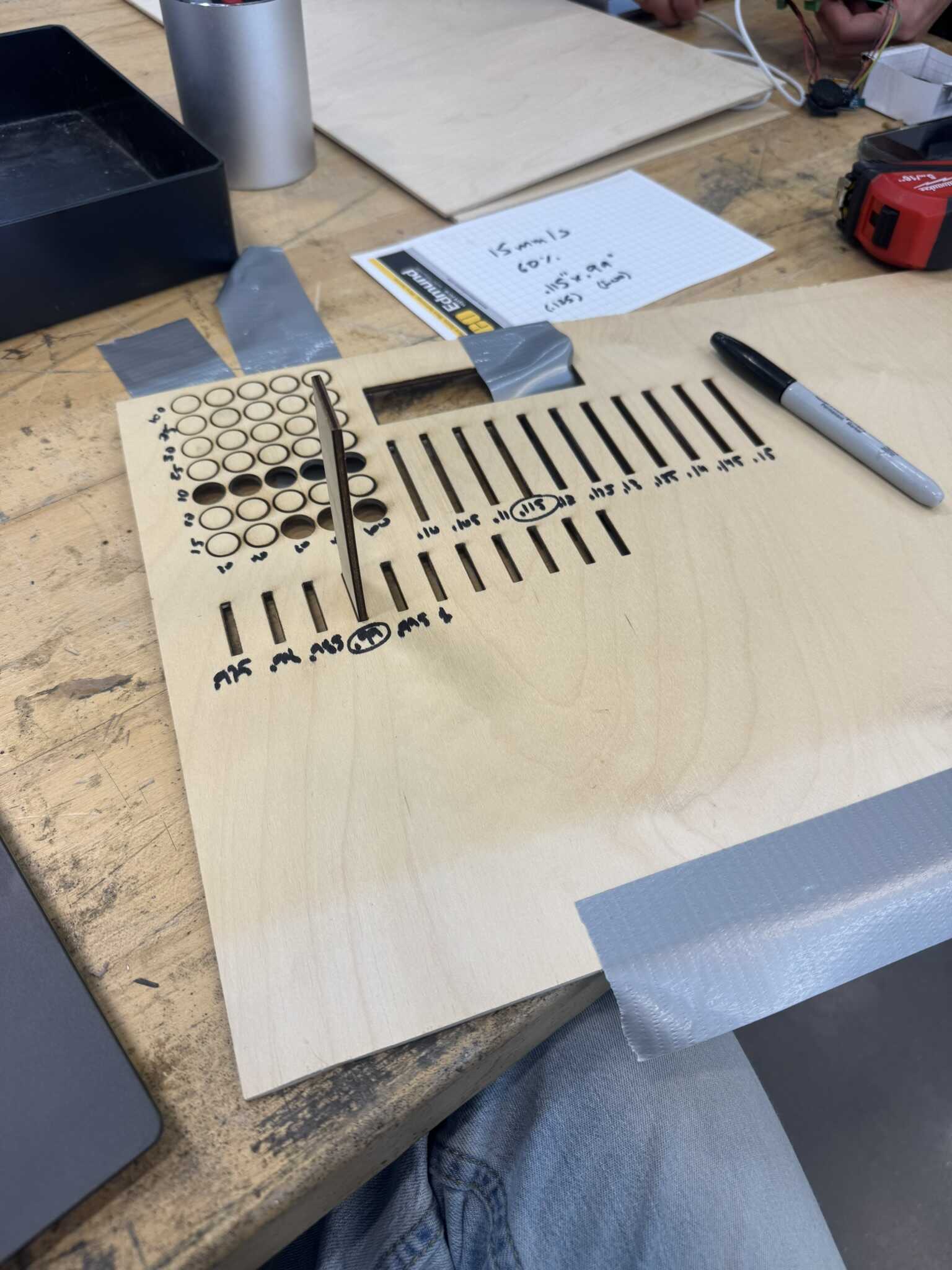Wood Cut Test