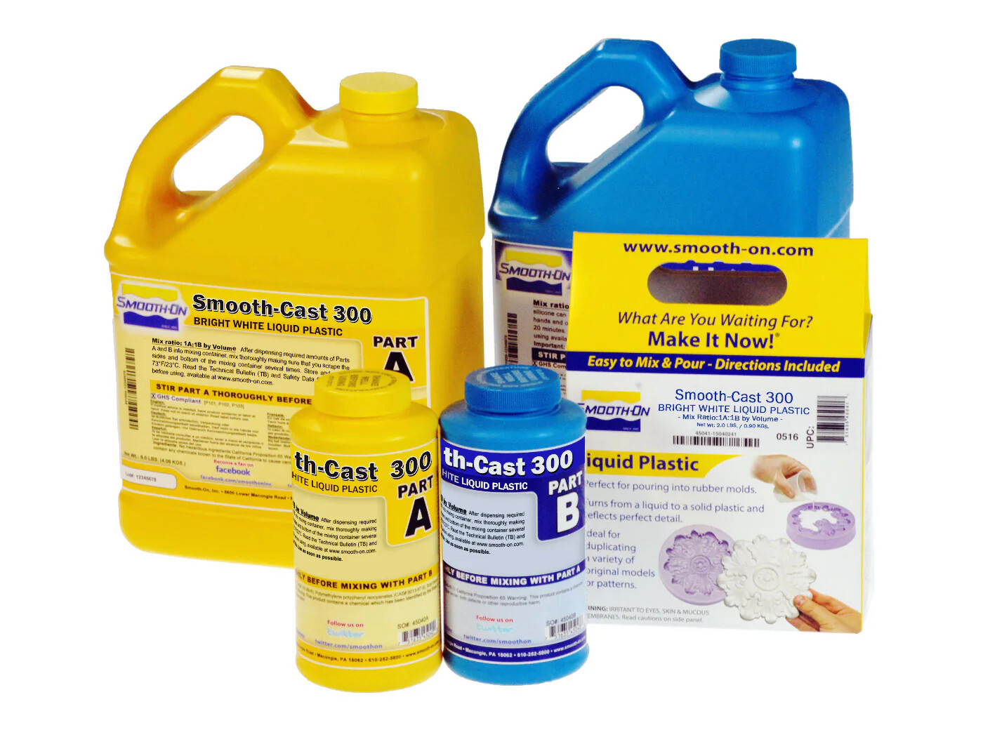 Smooth-Cast 300 bottles