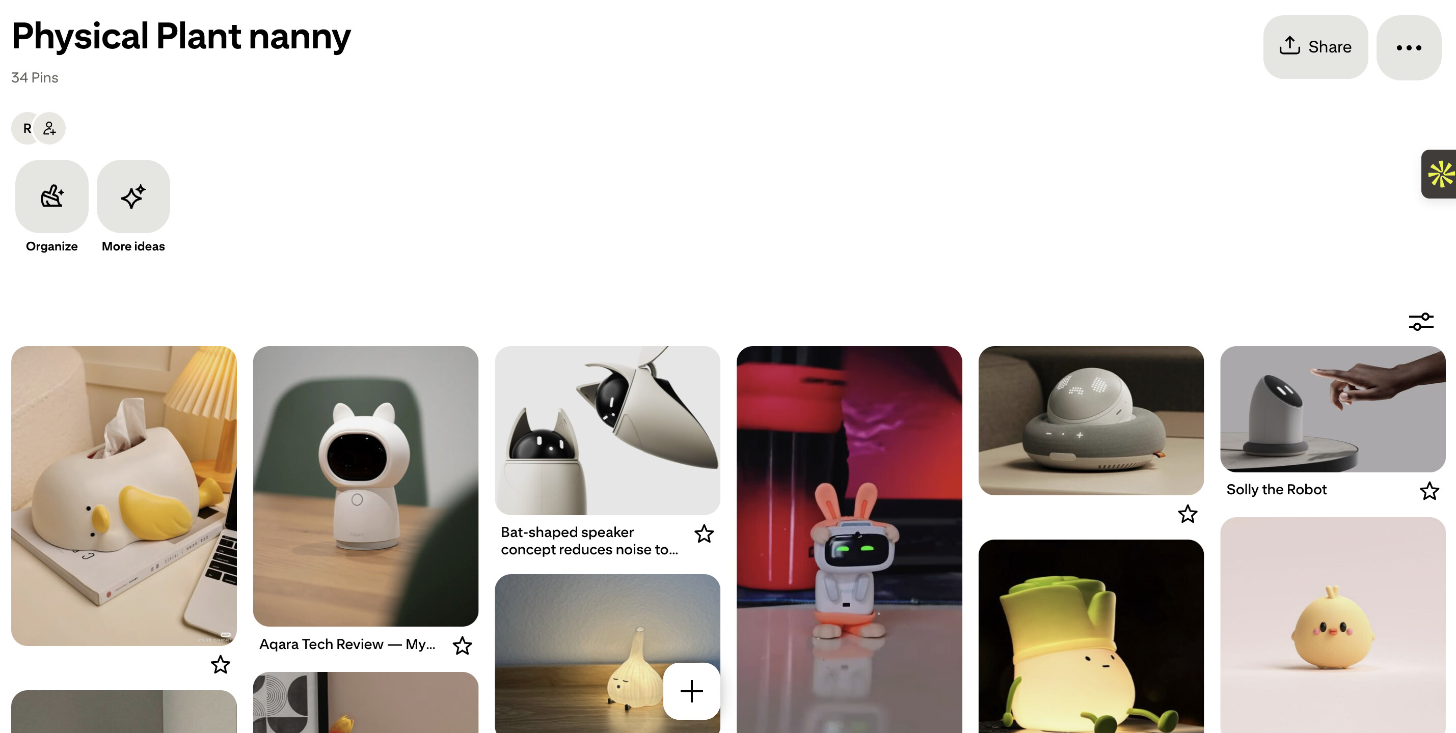 Robot design inspiration