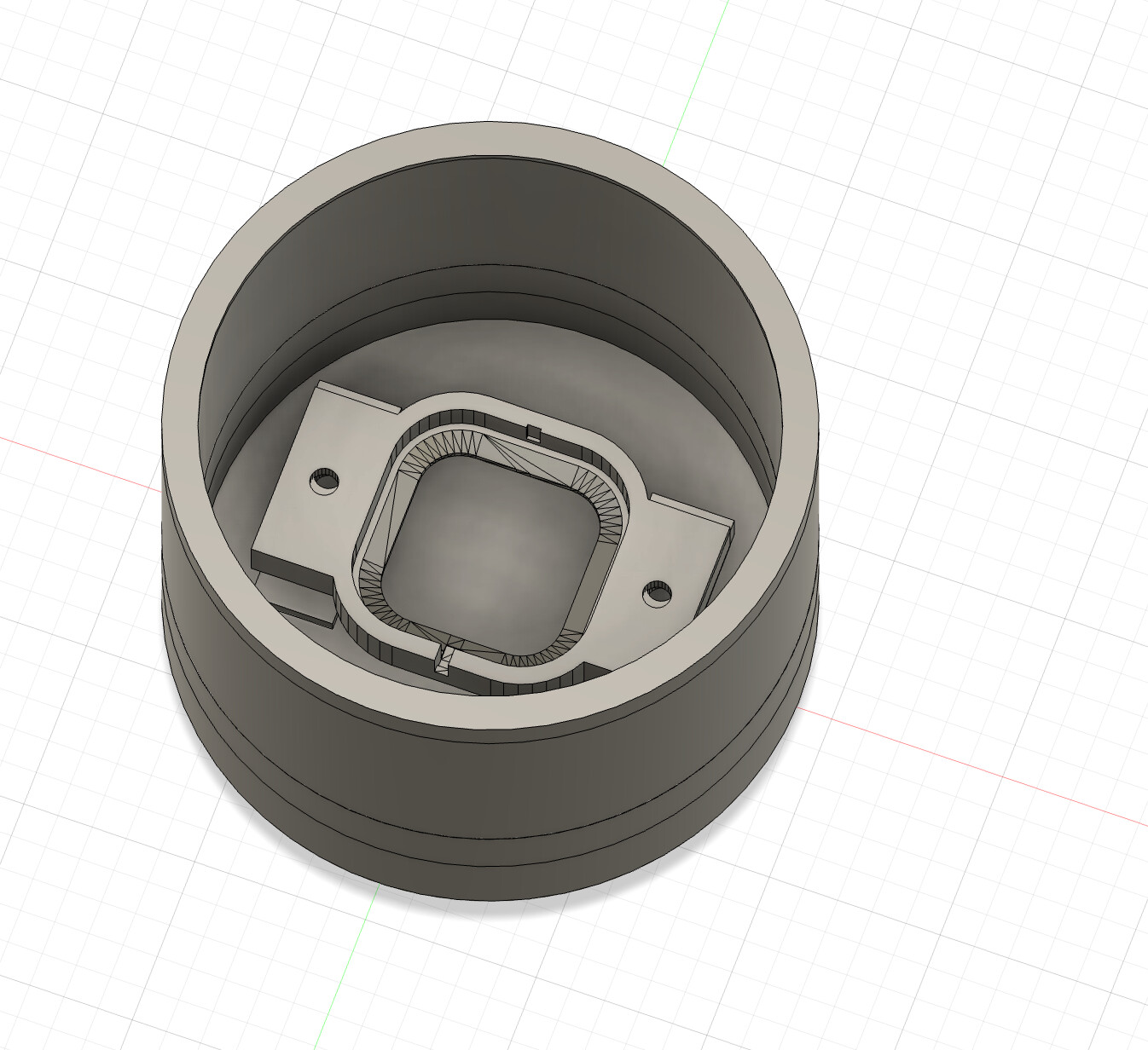 Water bottle CAD model