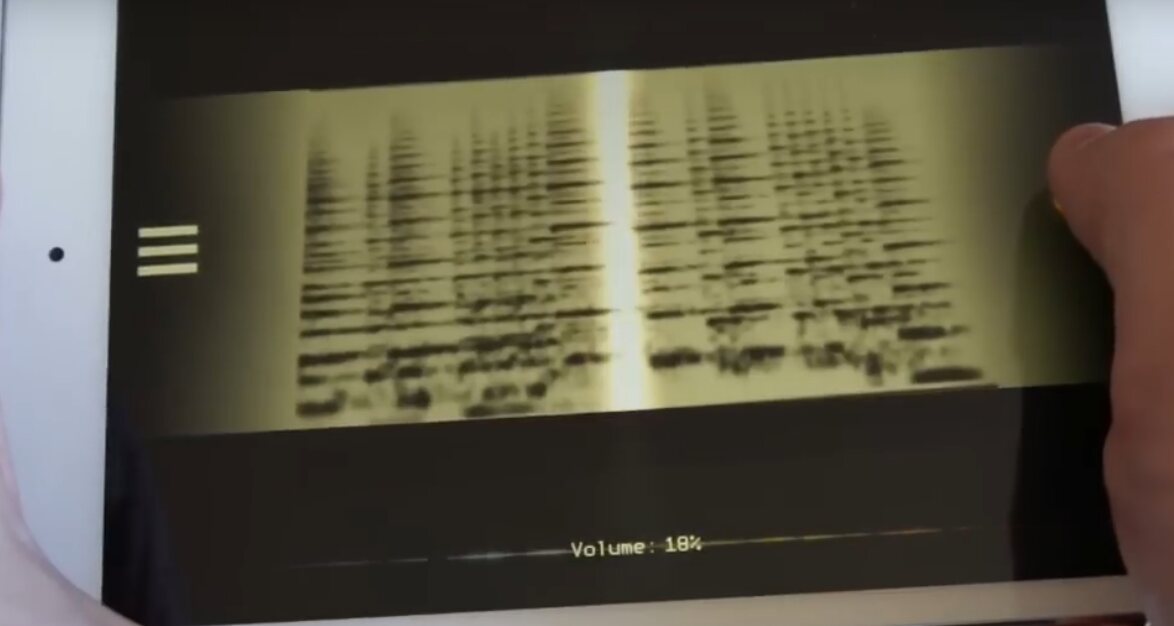 Bitmap image closeup showing print density