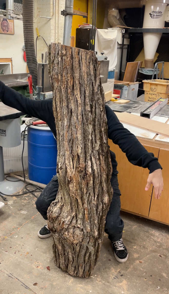 Impersonating the slice of log for scale