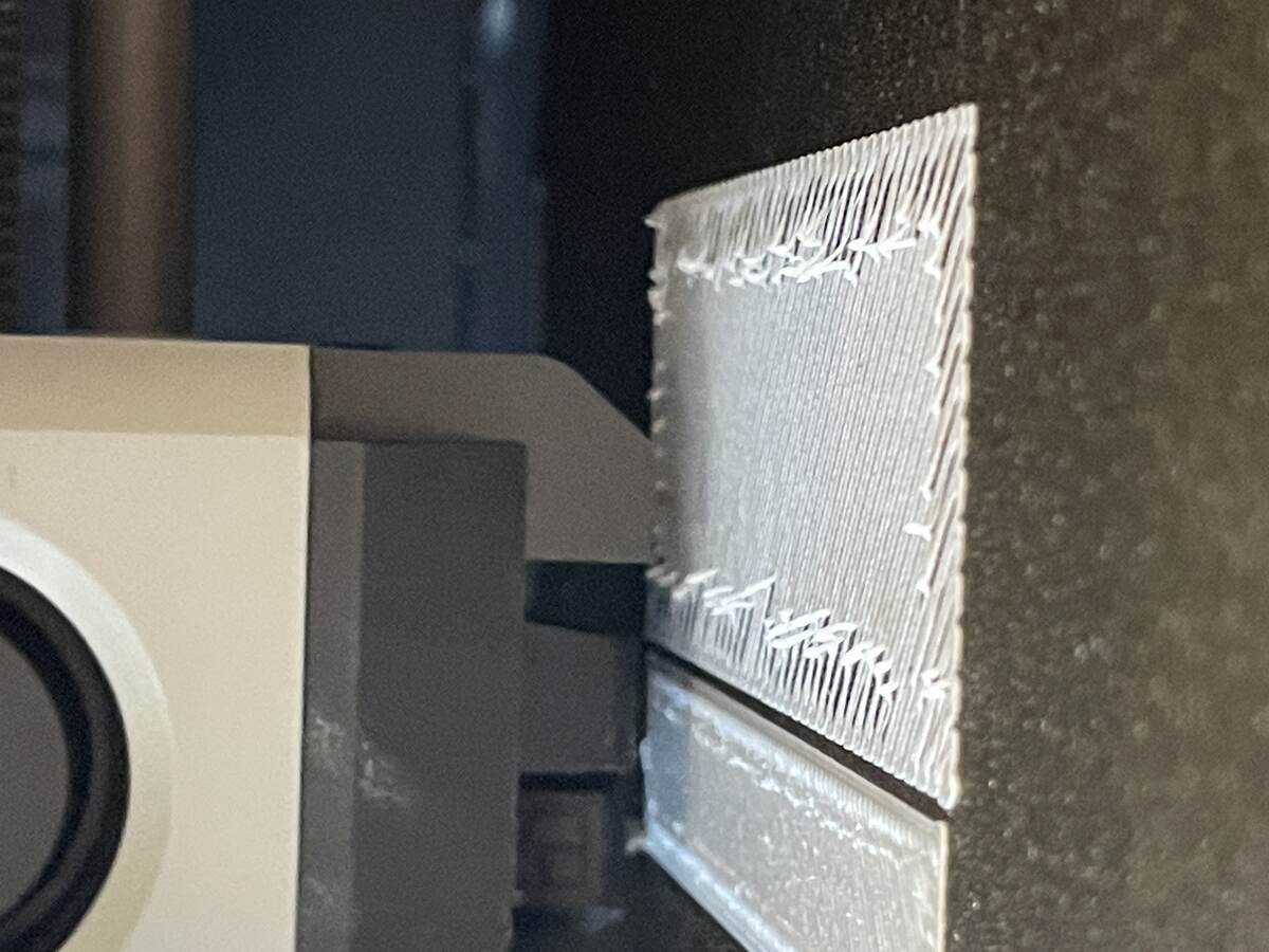 Filament sticking up failure