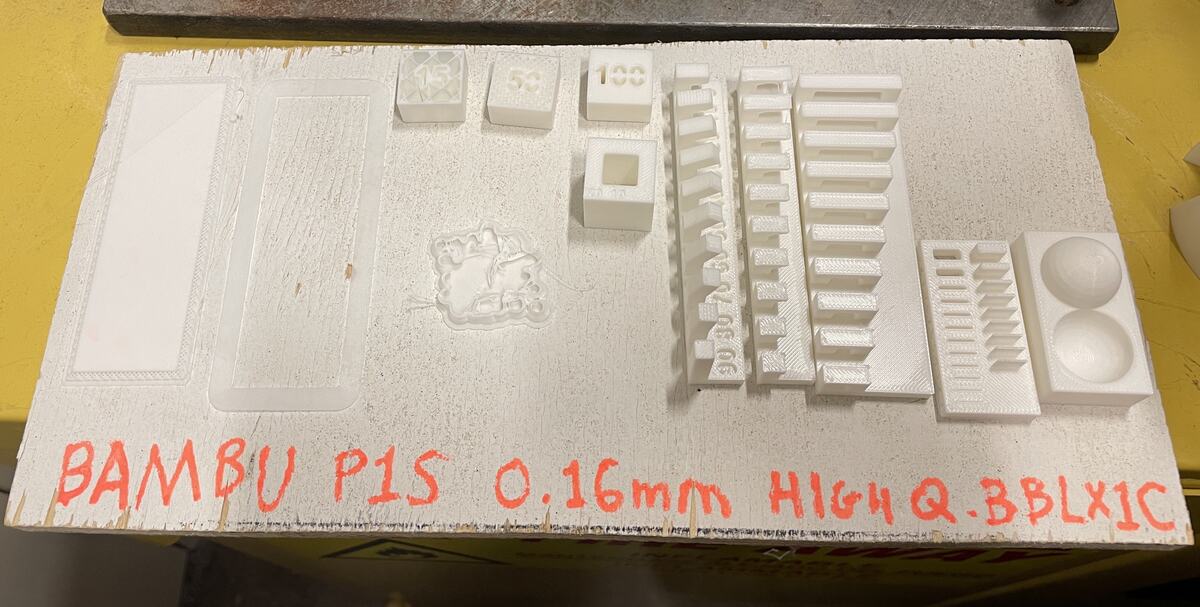 3d print test reference board