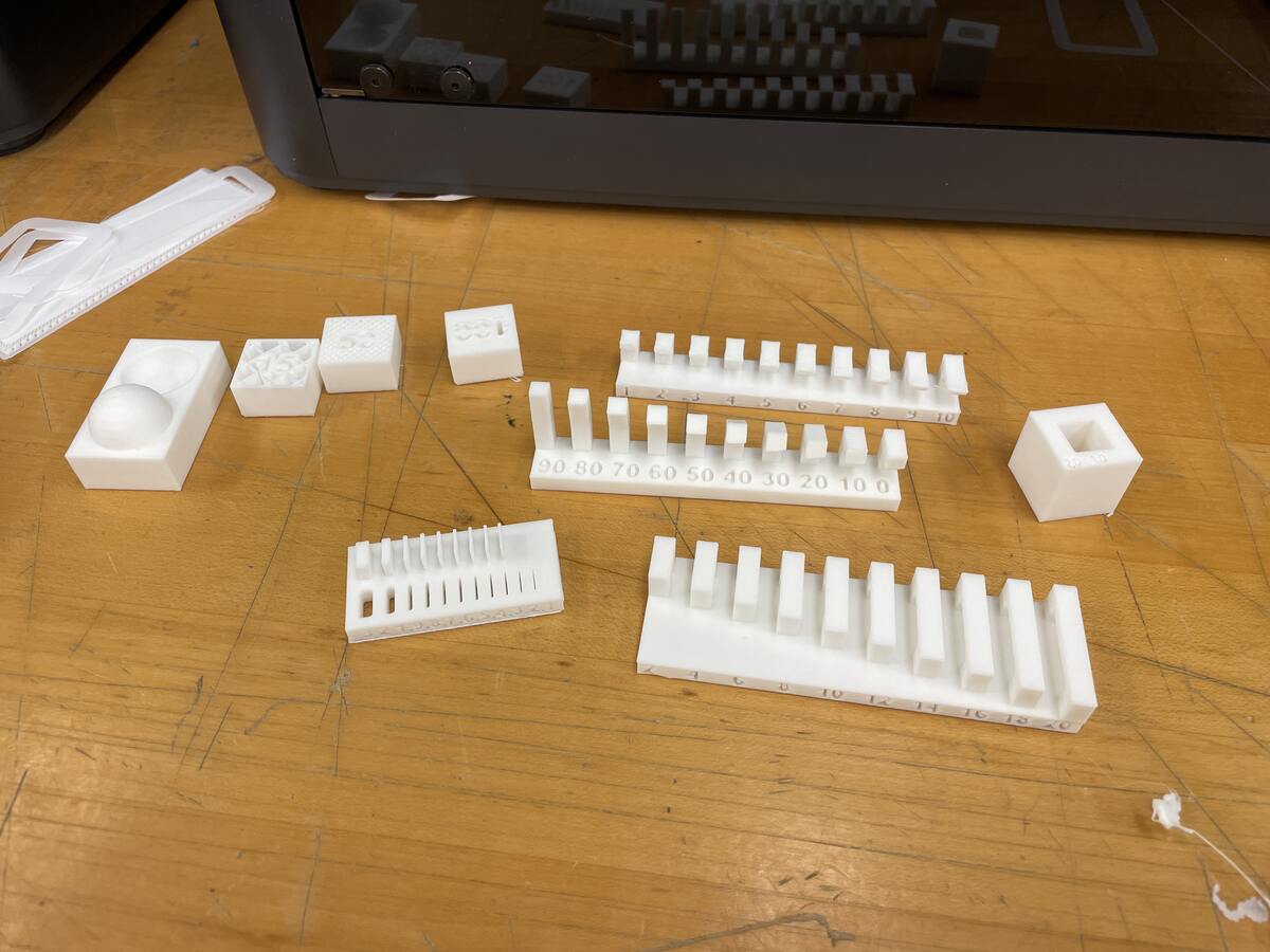 All 3d print tests