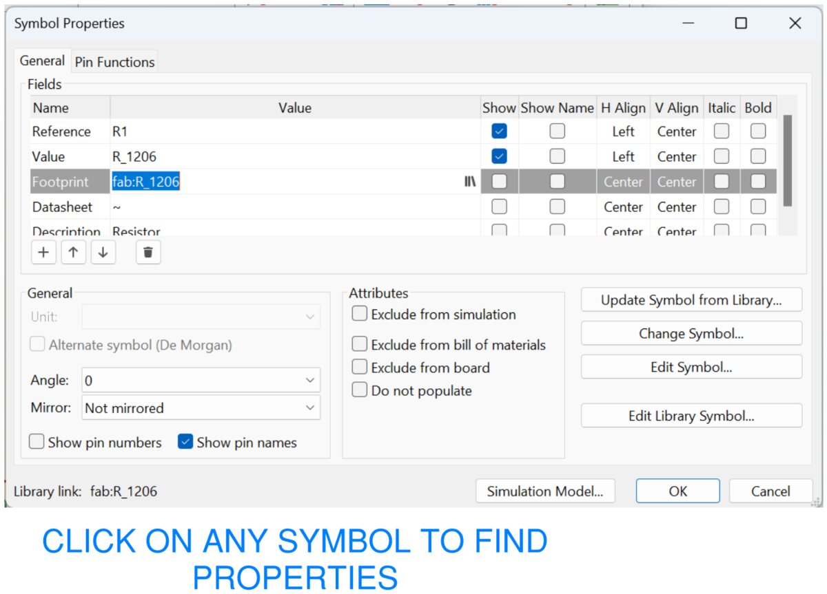 View & Edit Symbol Properties