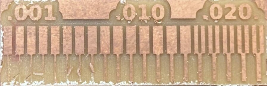 Boad Milling Precision Test