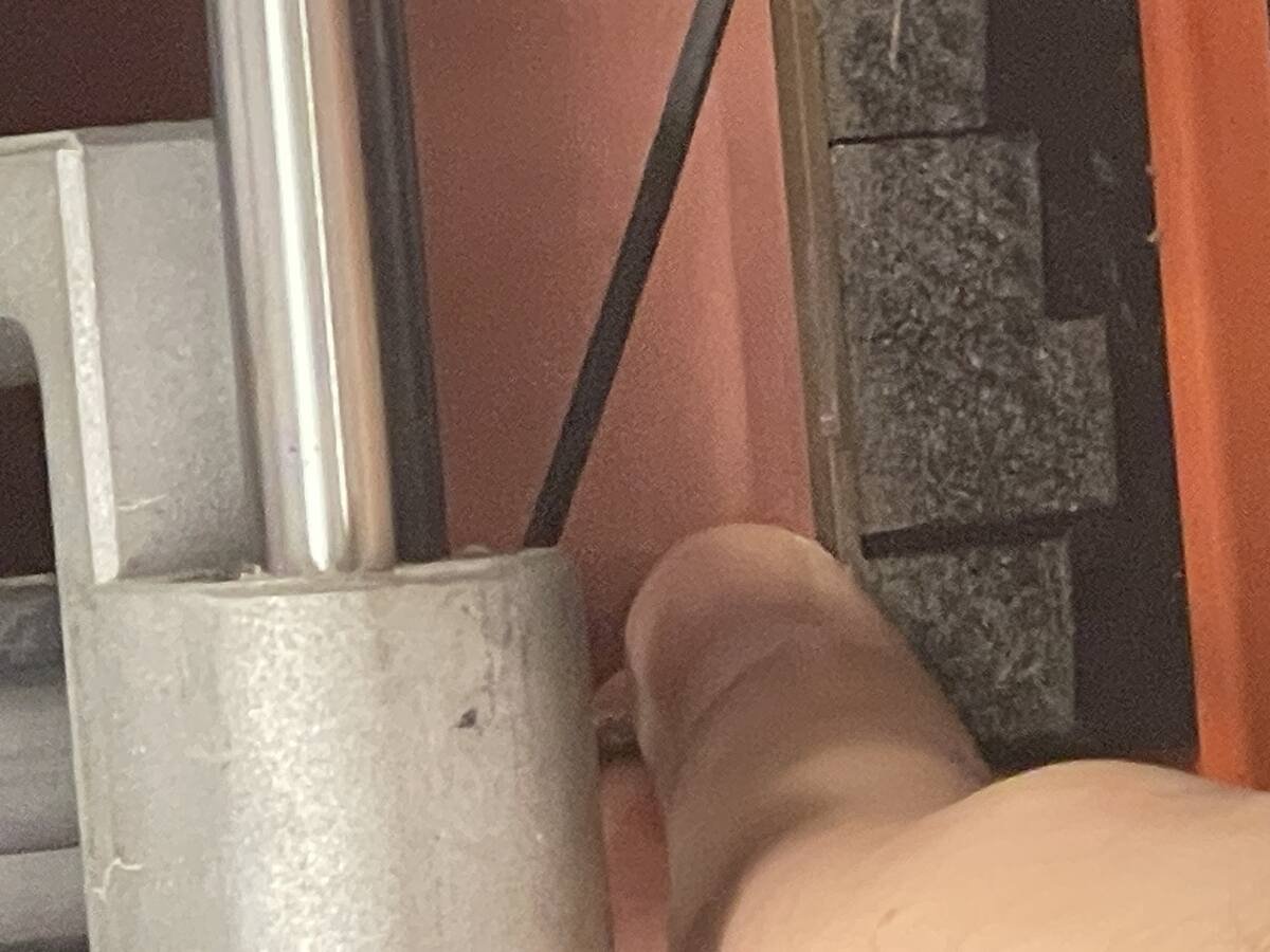 You press the bit gently down into the board and tighten the hex at the top to set it to the right height