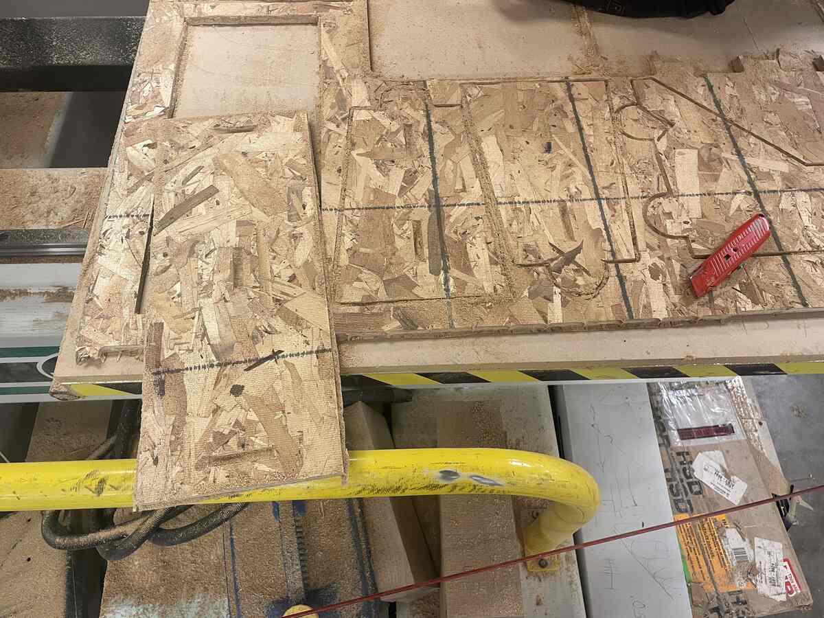 Cutting & Separating the parts