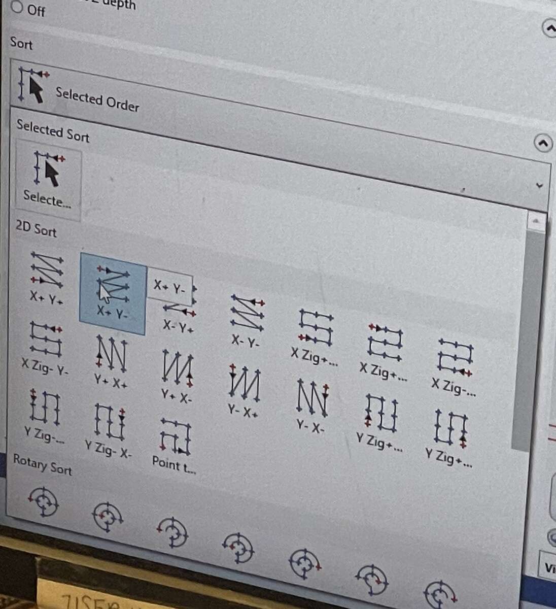The OSAI/ONSRUD Application with Part Program, Z Depth, Feed Speeds, etc
