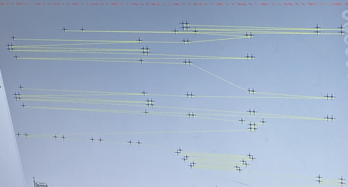 Adjusting the path for the holes