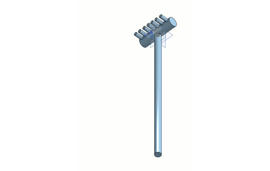 Rake model in Onshape