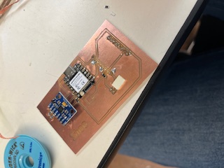 Board with ripped traces