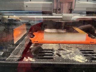 Milling the board again