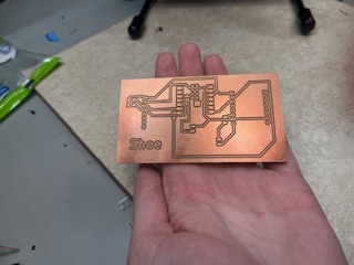 Cleanly milled battery board