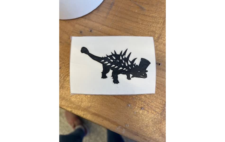 Fully weeded and trimmed sticker