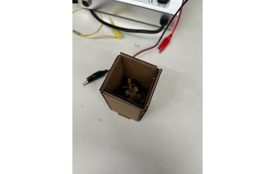 Pieces in box