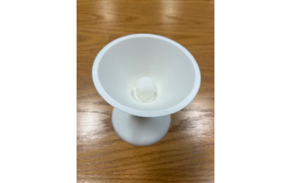 Pythagorean cup on table