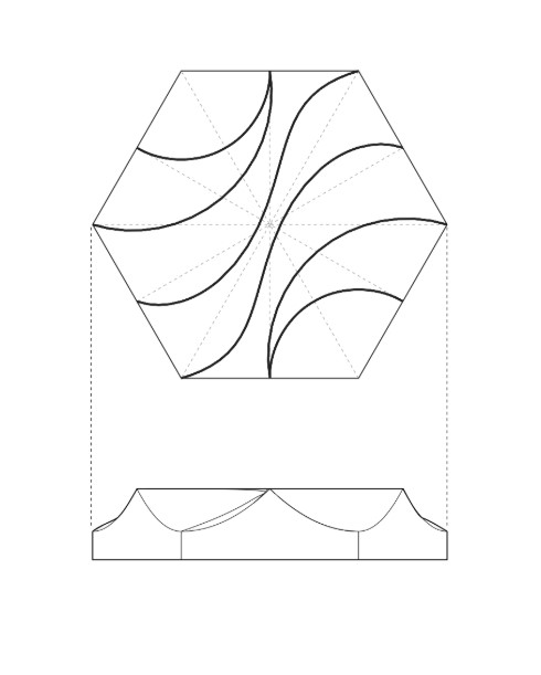 Wax/foam master after CNC roughing