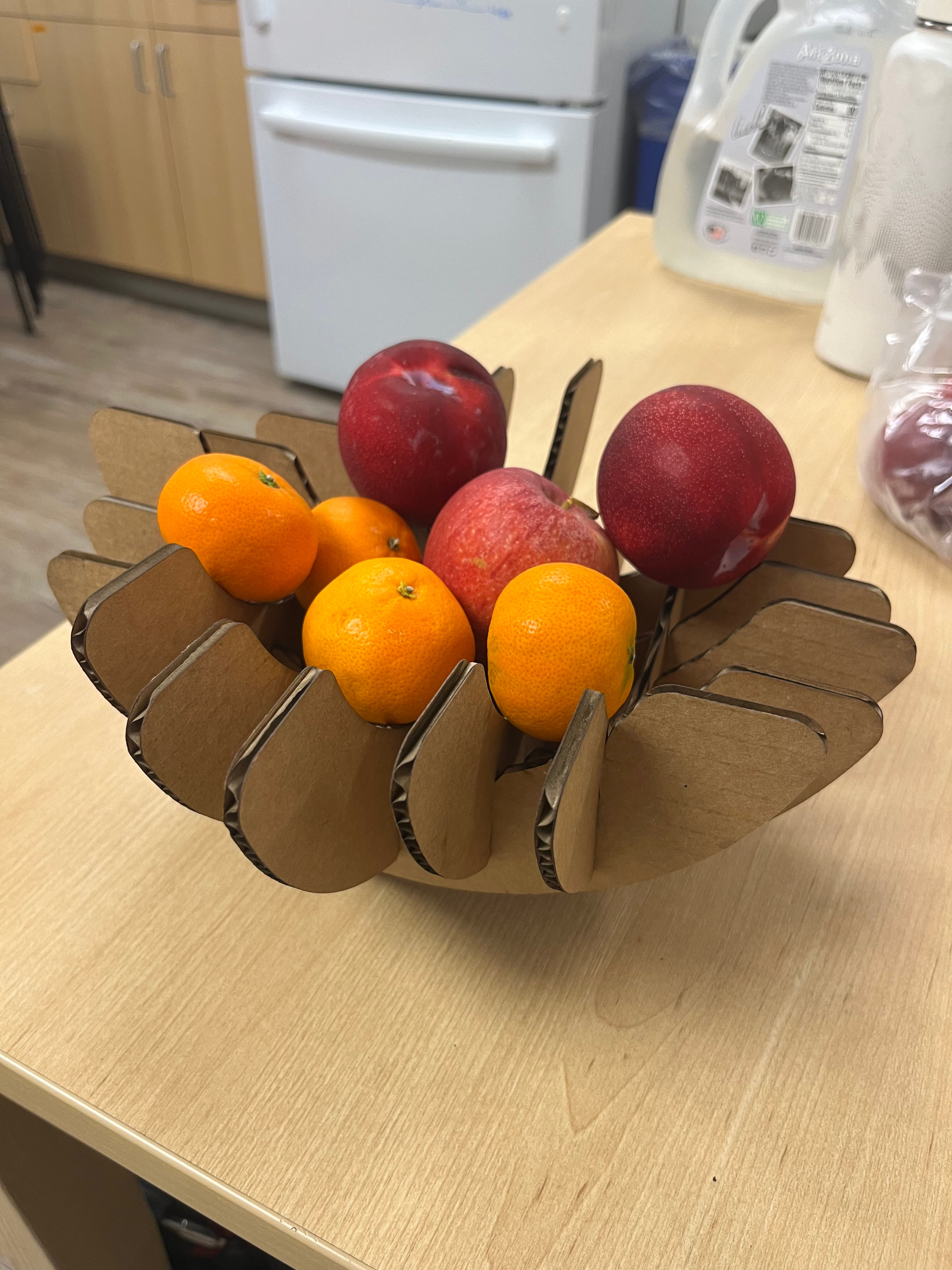 Fruit bowl with fruit