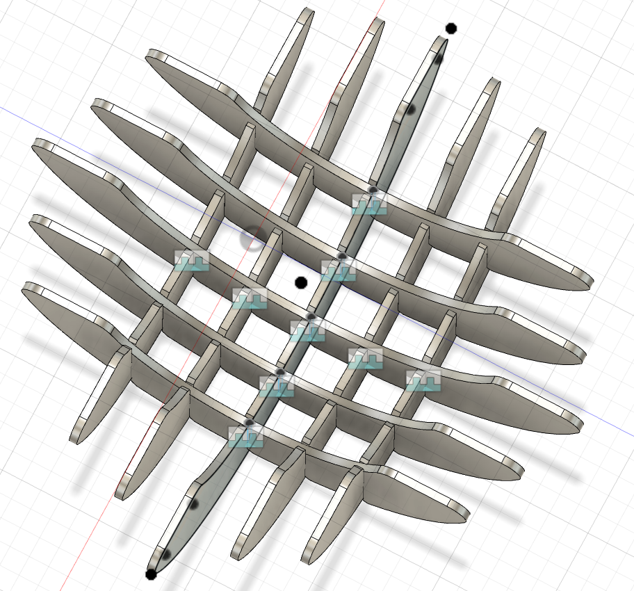 3D assembly of fruit bowl