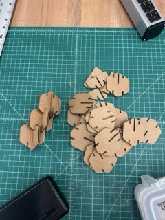 Laser cutting process 2