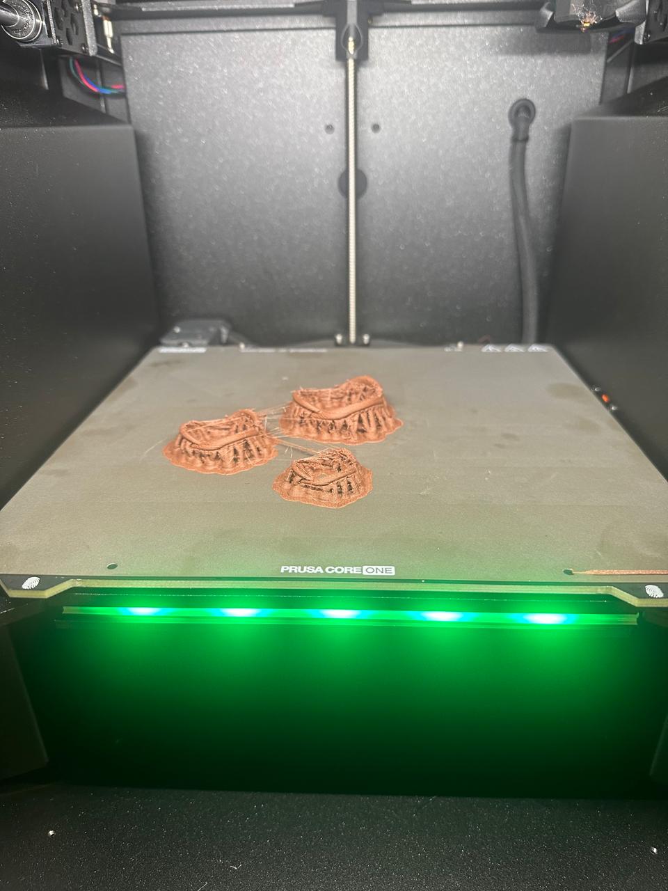 Wood PLA print result 3