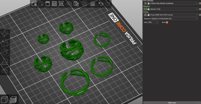 PrusaSlicer screen 1