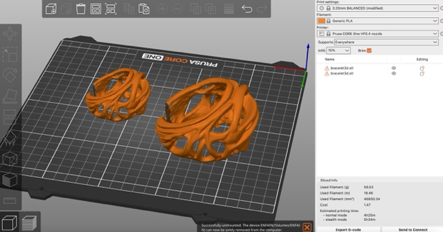 PrusaSlicer screen 2