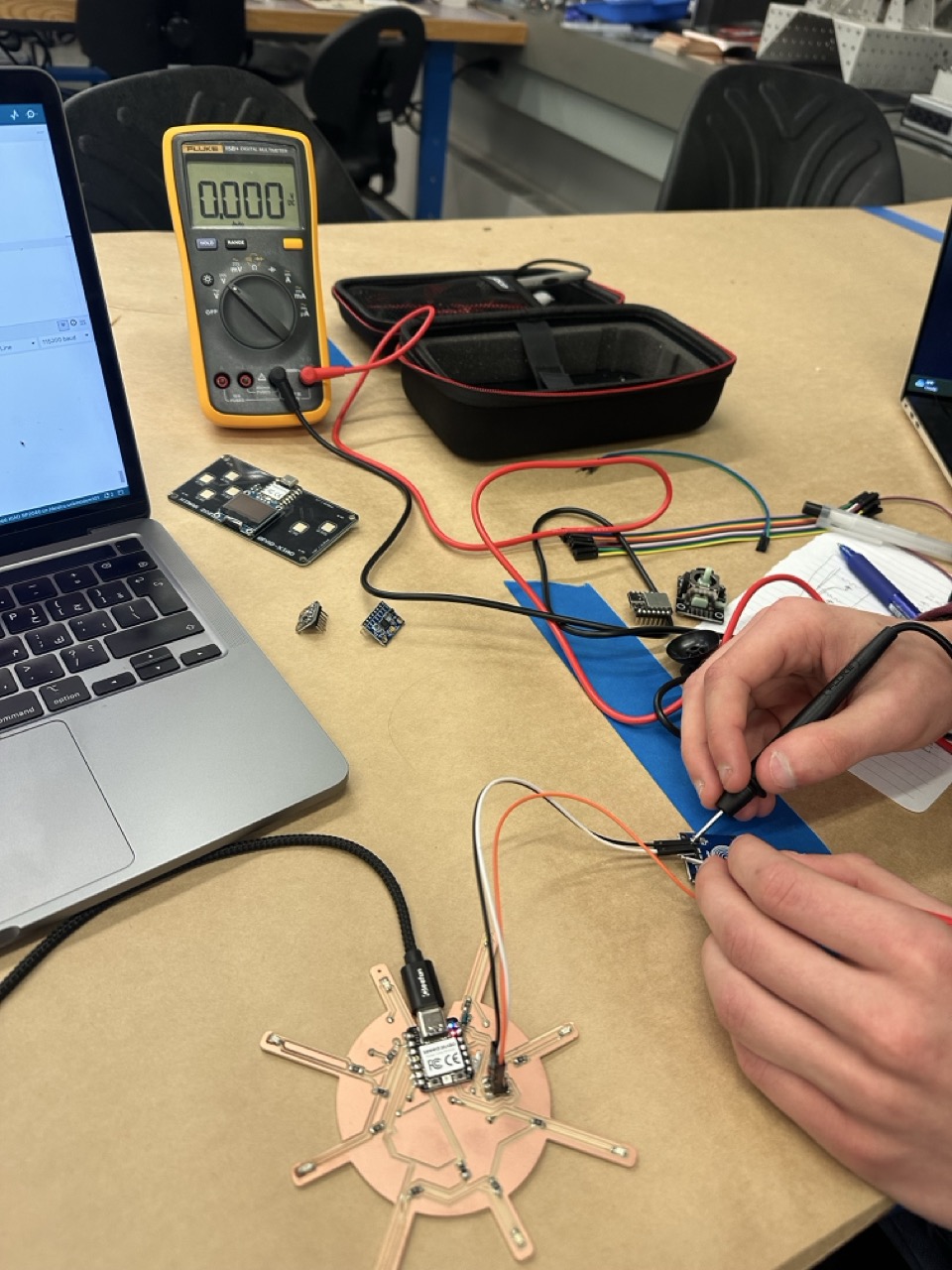 Touch sensor wiring step 1