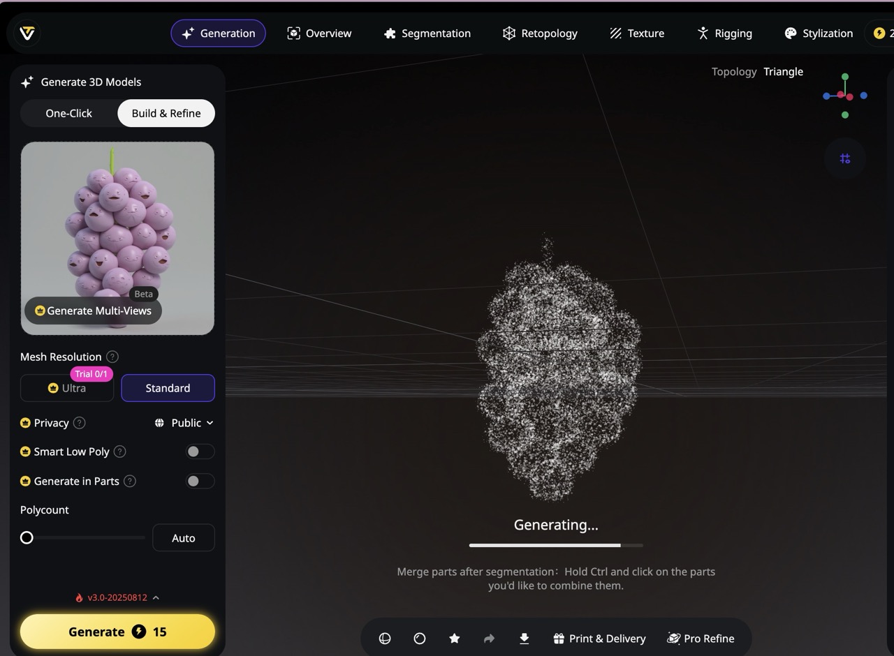 Memba berries 3D model attempt 1