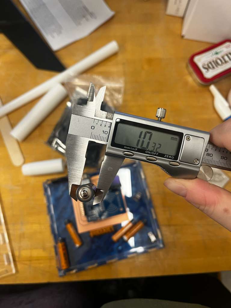 Battery size measuring 2