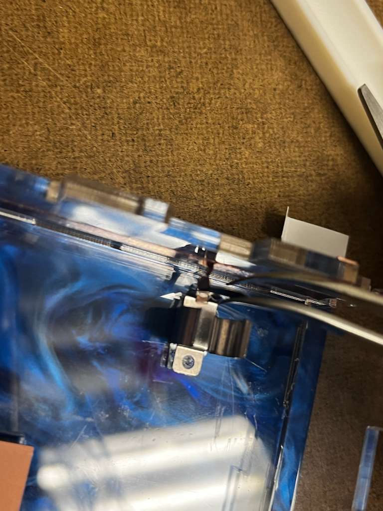 Copper connection to power