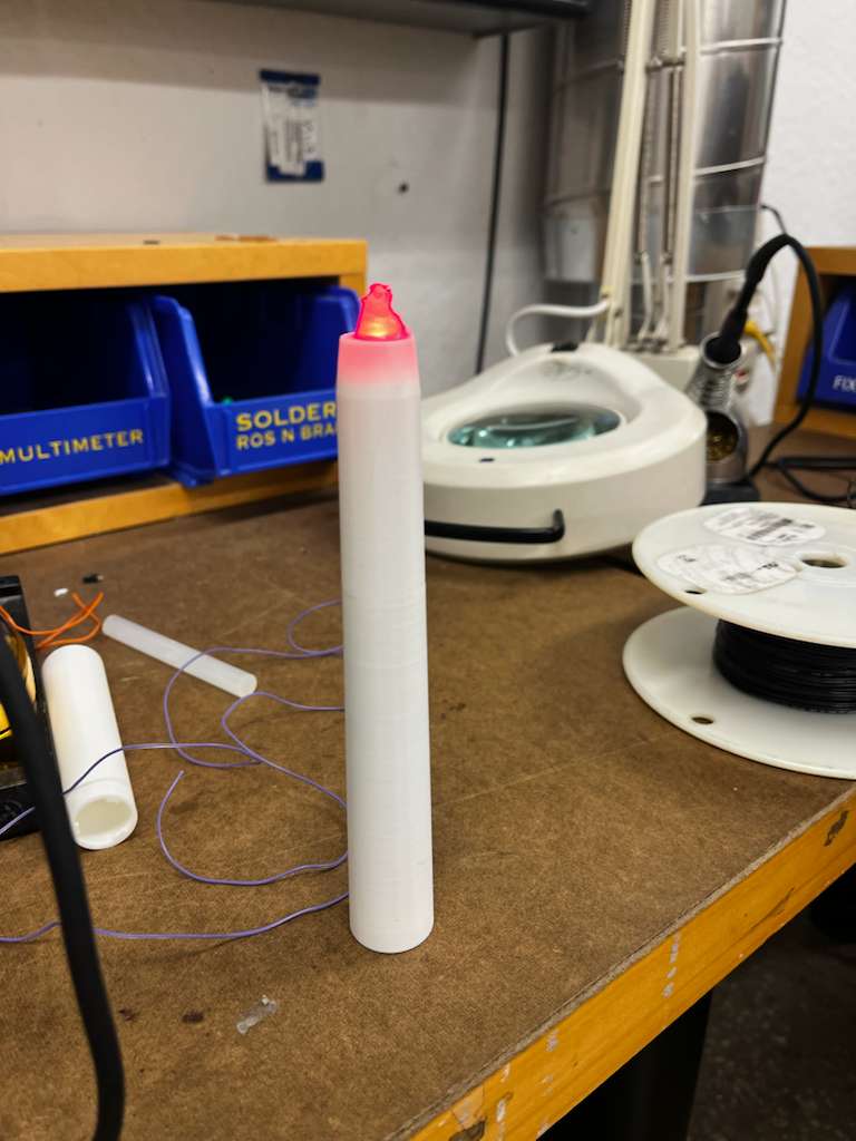 Refined candle prototype