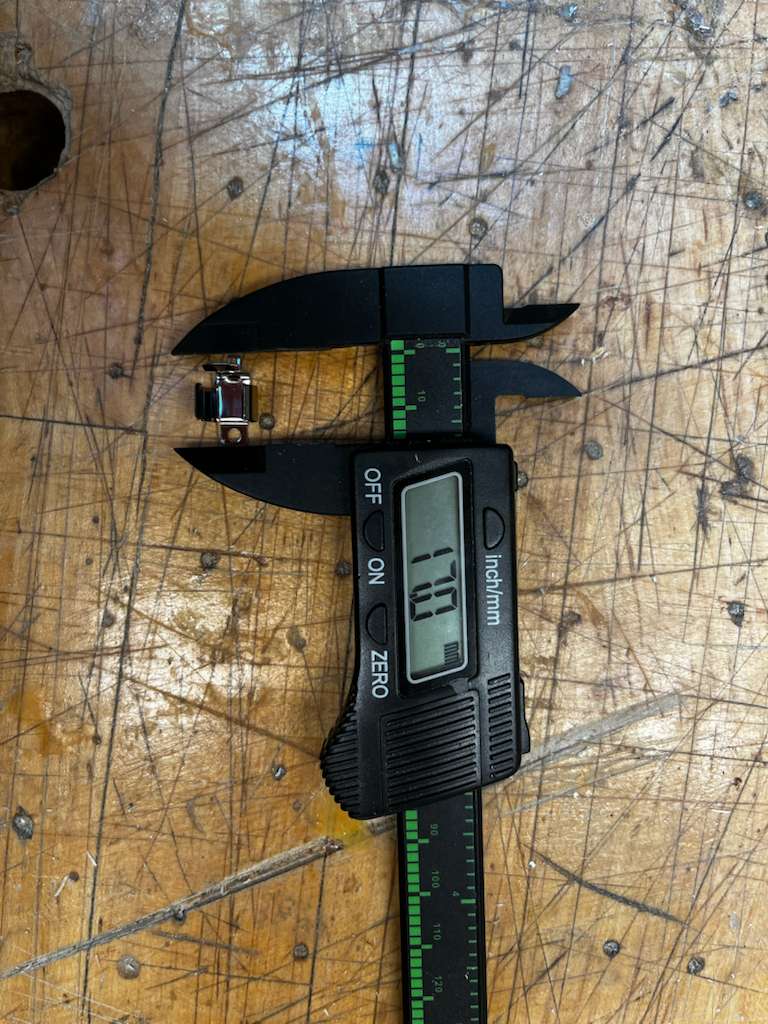 Checking clearances for internal wiring