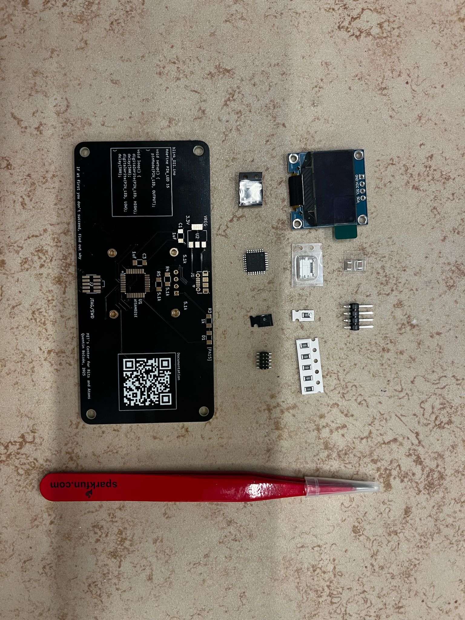 Kit of parts for QPAD21