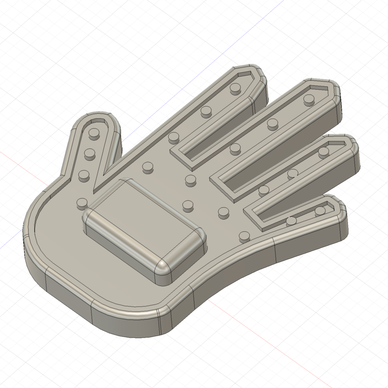 Smart Haptic Glove 3D Model