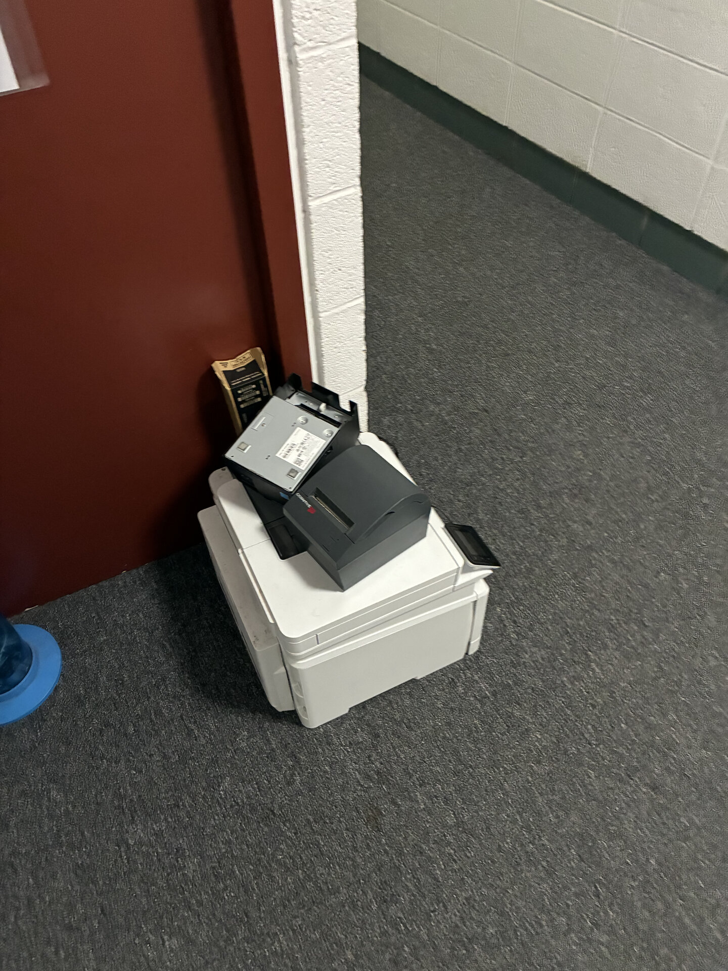 Here is where I found the machine. As you can see, I have retrofitted it to look as similar as possible to the original ones.