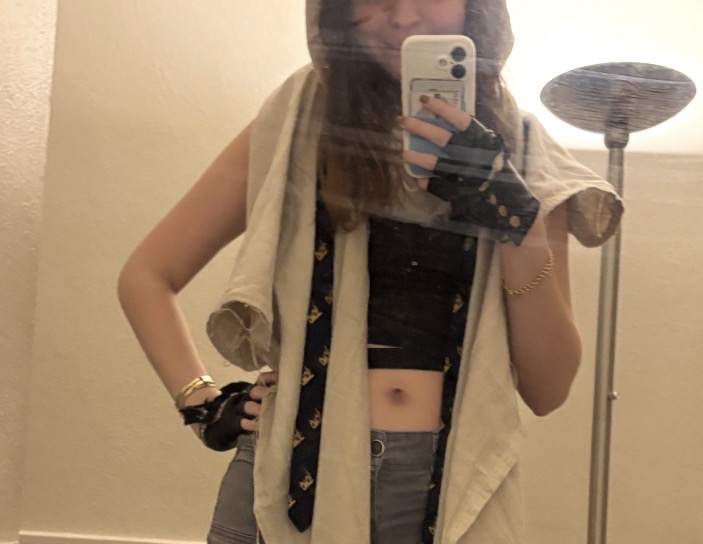 One of the two costumes my girlfriend wore to the cosplay event.