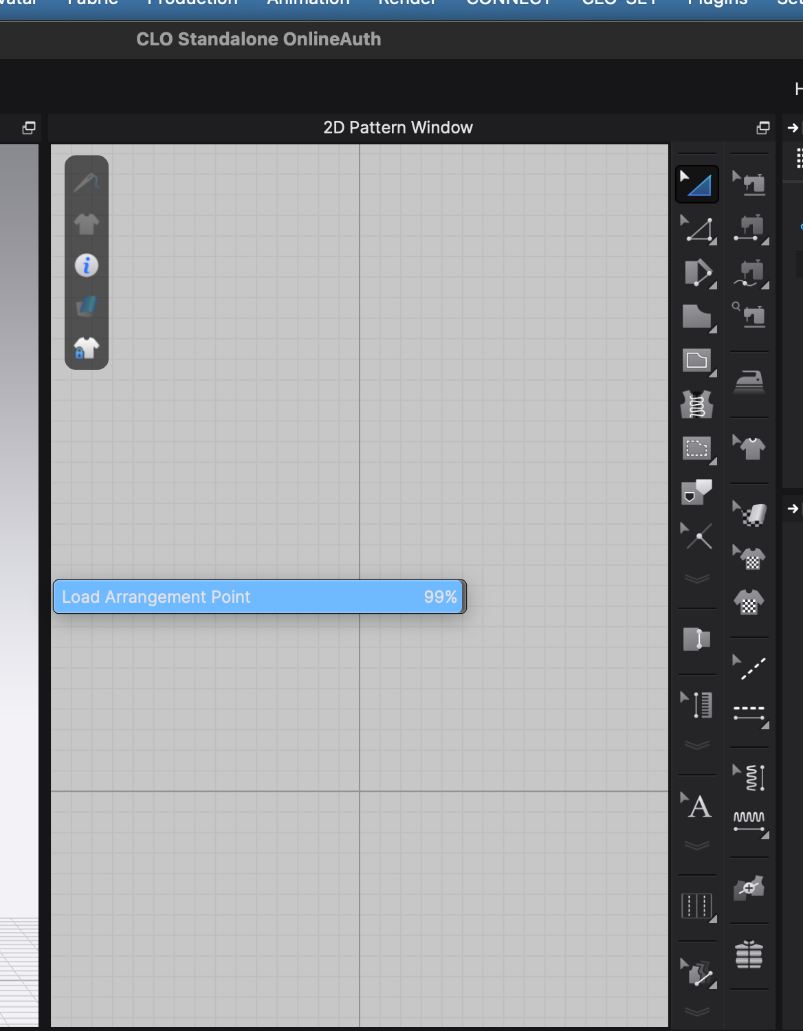 The 2D notch and seam design automatically generated by CLO 3D from the 3D model. The transition from 3D to 2D was one of the most interesting CAD tools I had interacted with.