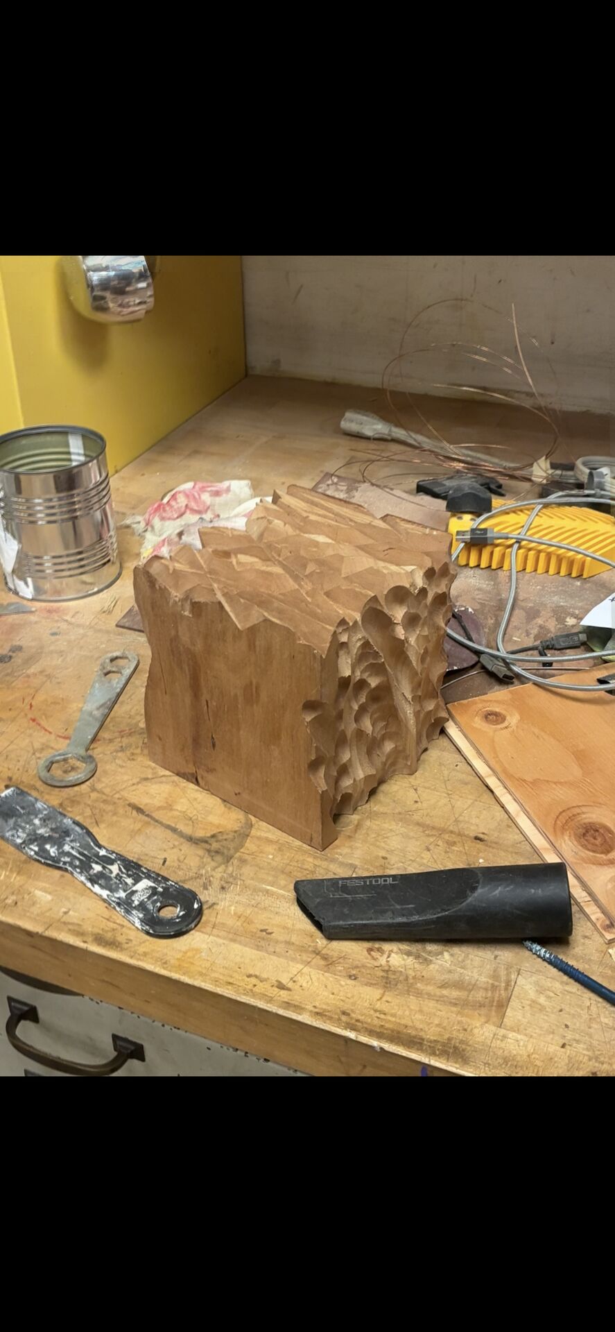 Another angle of the anthropologie brick.