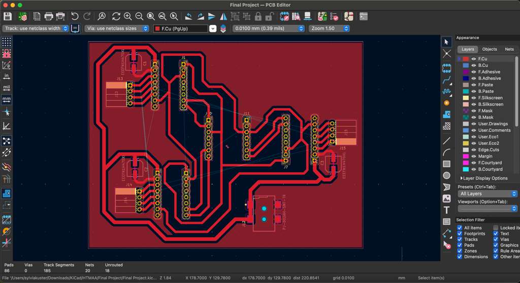 kicad footprint