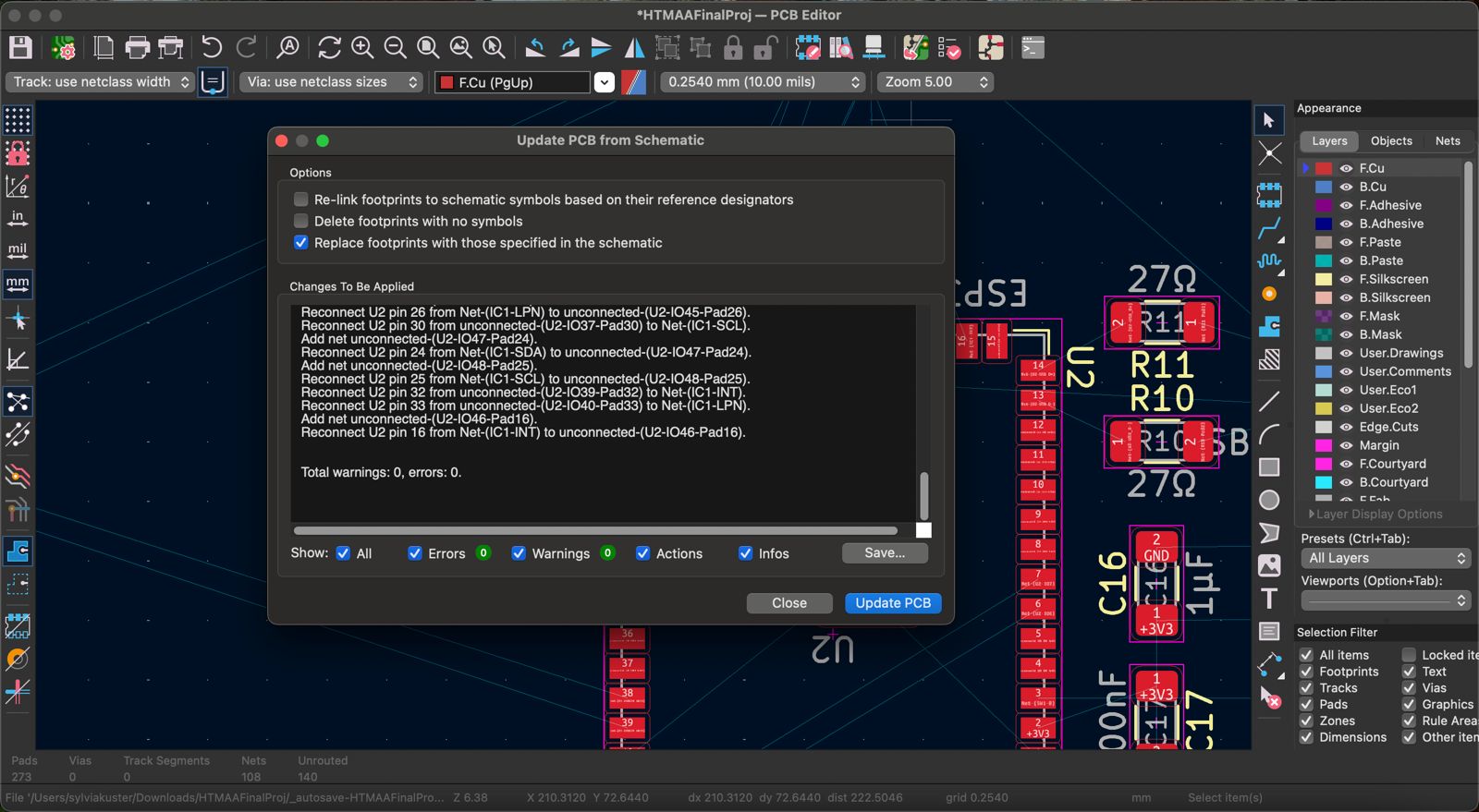 schematic update
