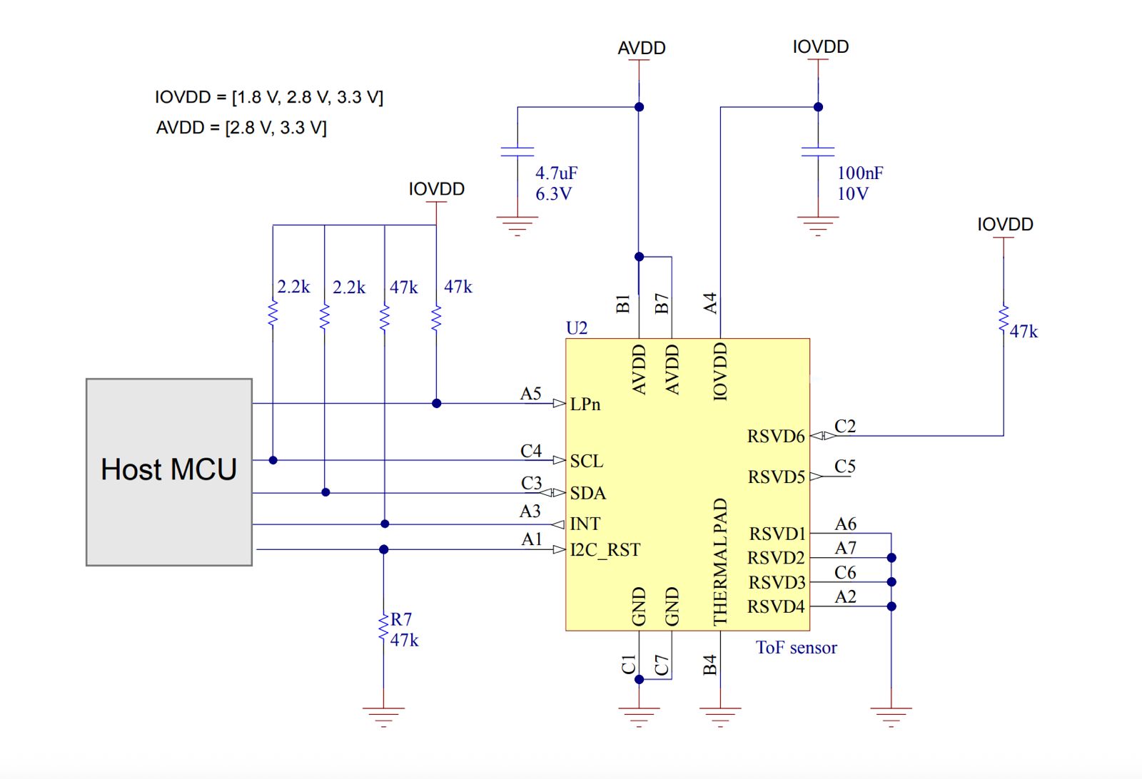 VL53L5CX Peripherals