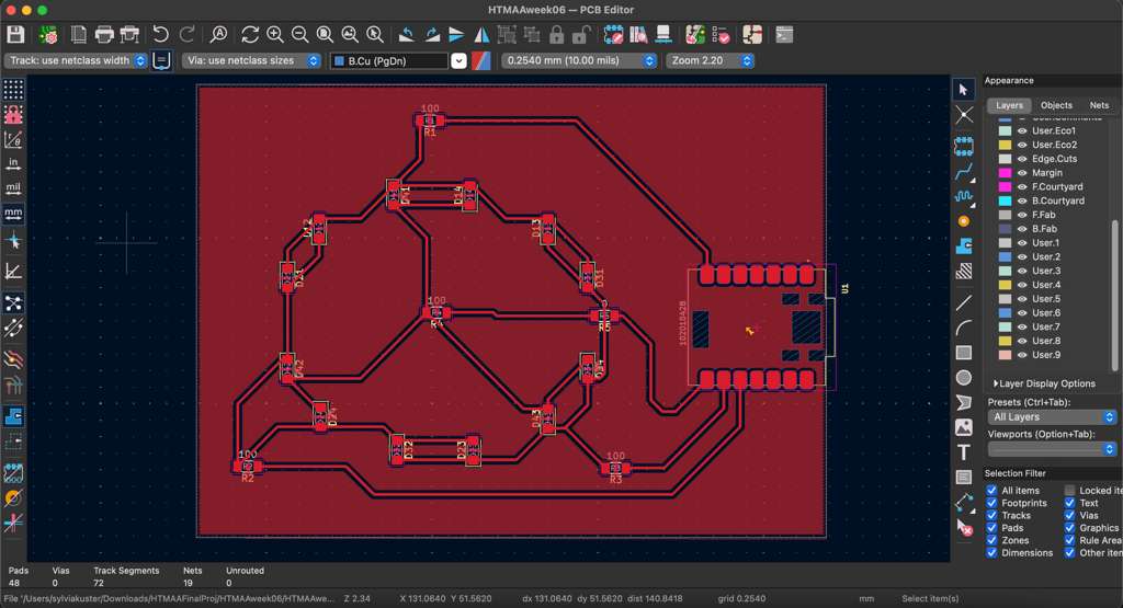 fixed pcb design