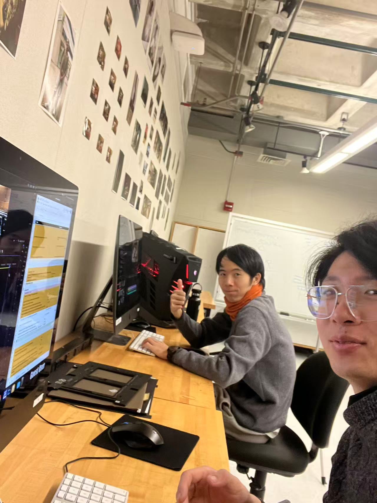 Working at ACT equipment lab