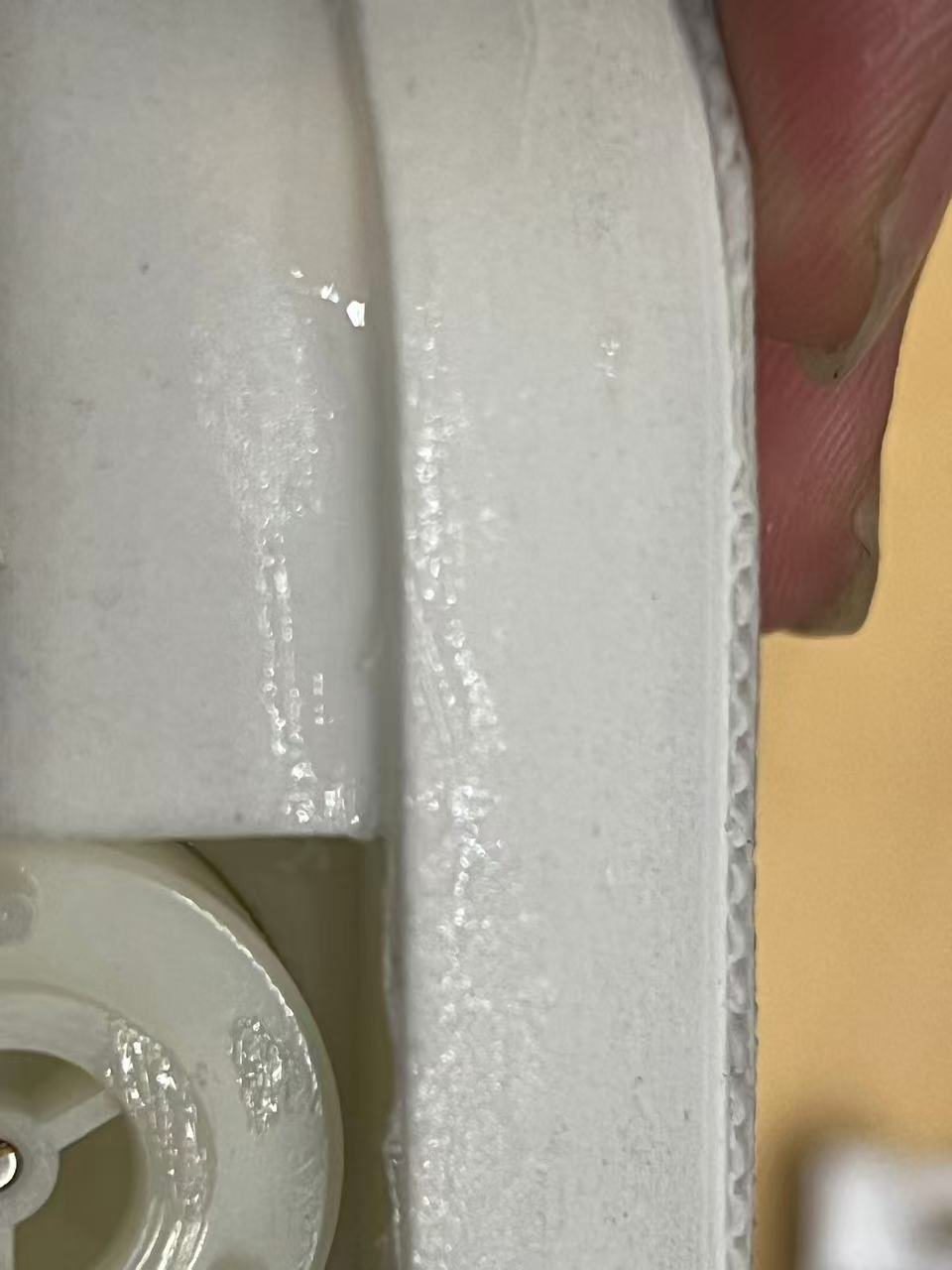 Applying waterproof glue 2