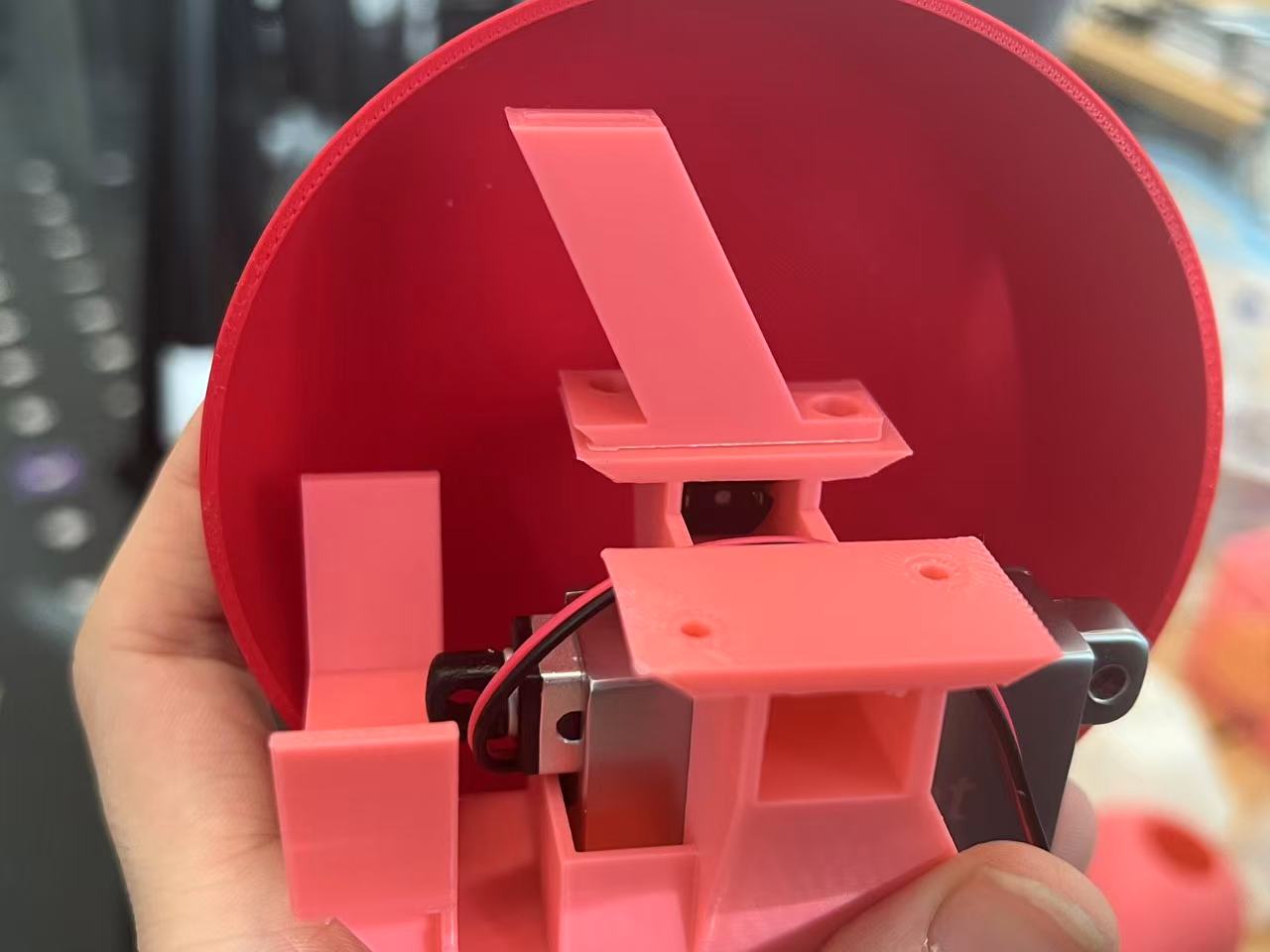 Linear actuator prototype view 4